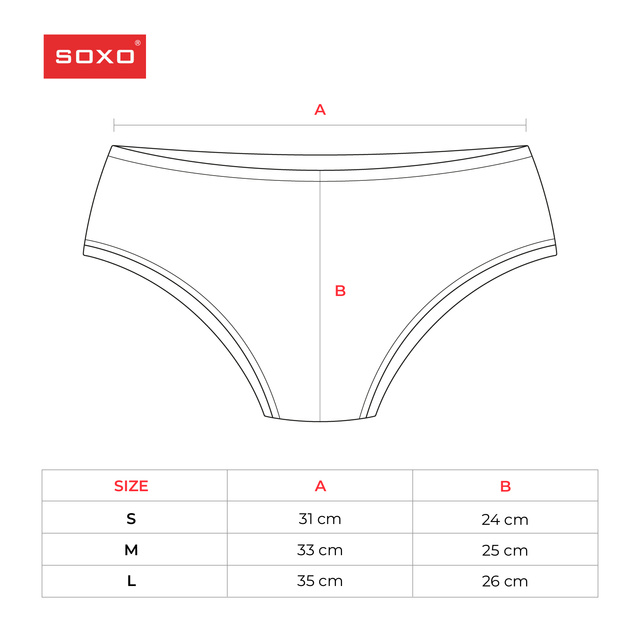 2x Mutandine colorate da donna SOXO | amici | perfetto per un regalo per lei