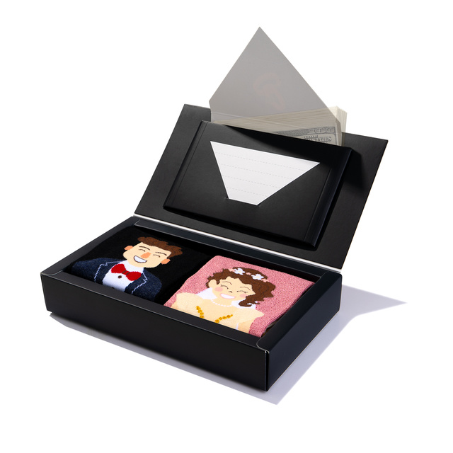 Calzini da donna e da uomo SOXO marito e moglie in confezione – 2 paia