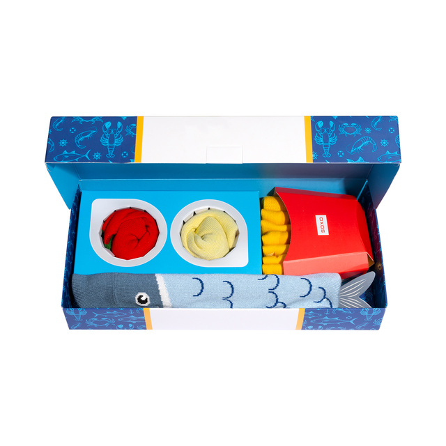Calze da uomo Soxo fish and chips