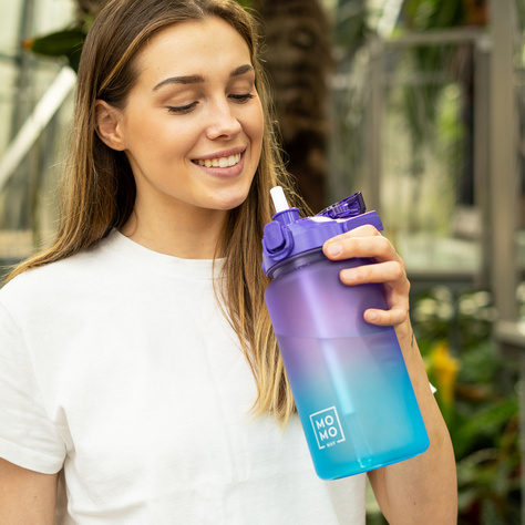 Borraccia 1,5L viola e blu | BPA free 