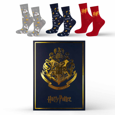 Libro di Harry Potter Set di 6 calze SOXO da donna