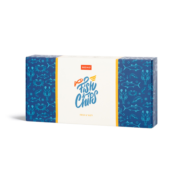 Calze da uomo Soxo fish and chips