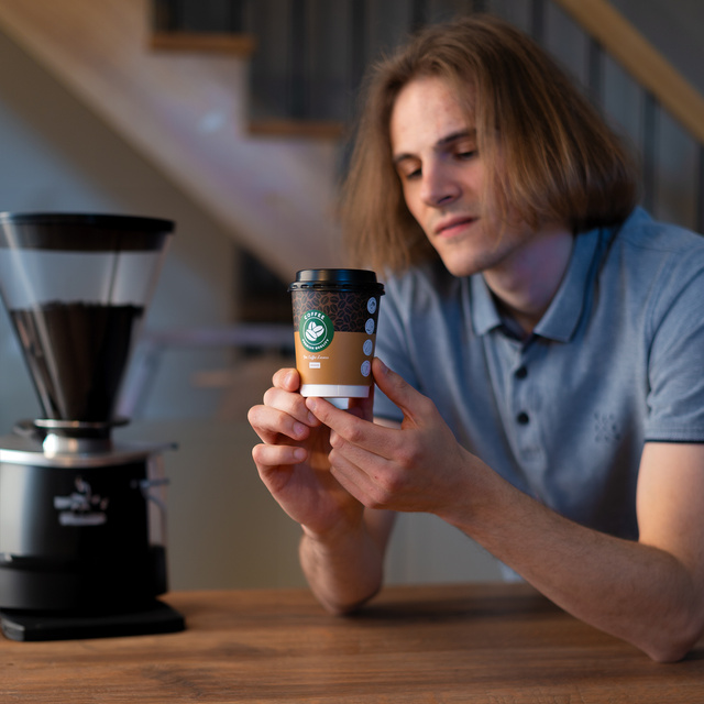 Set di calzini Caffè in tazza e hamburger in scatola