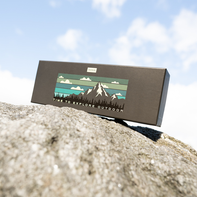 Calzini colorati da uomo SOXO Adventure - 5 paia