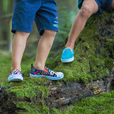 Sneakers per bambini SOXO colorate con motivi