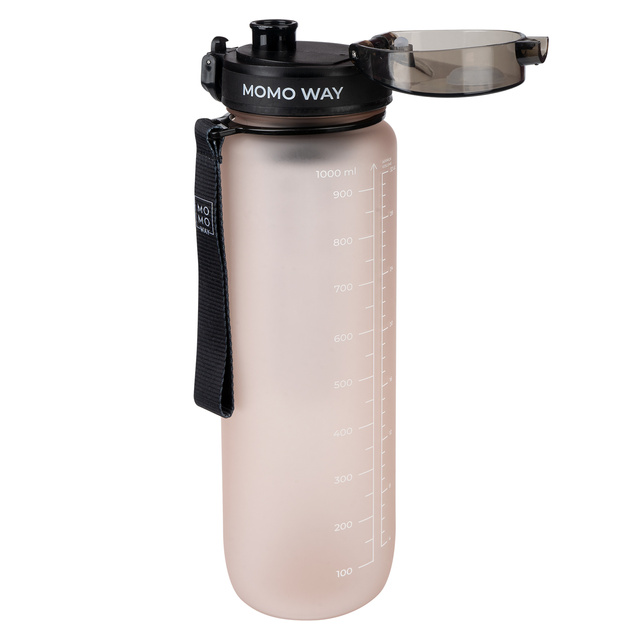 MOMO WAY Borraccia rosa cipria | ideale per i viaggi | BPA free | Tritan