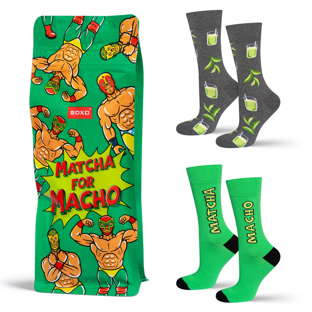 Calzini da uomo SOXO Matcha - 2 paia