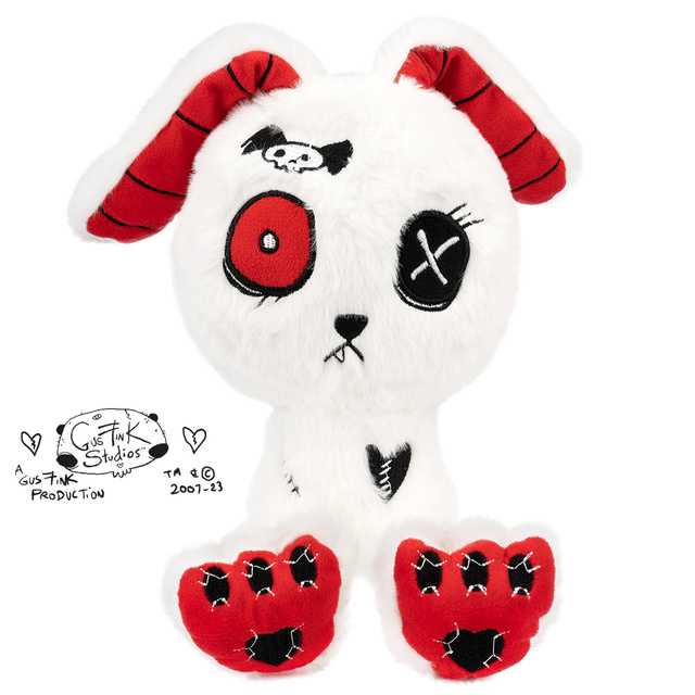 Gus Fink, gatto bianco mascotte Numb x Bunny