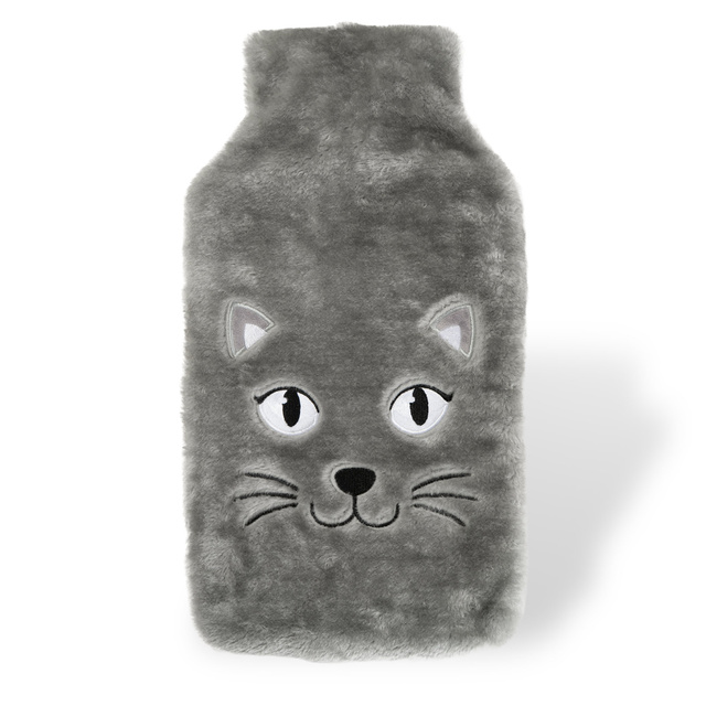 Borsa dell’acqua calda con copertura a forma di gatto 3,5 l