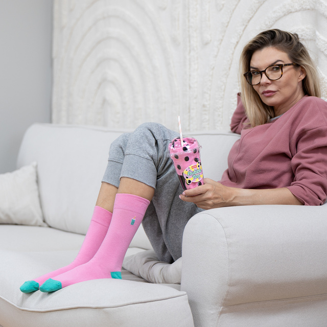Calzini Soxo da uomo rosa Bubble Tea - 2 paia