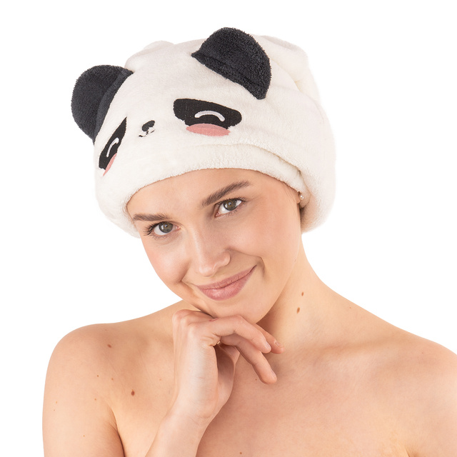 MOMO WAY panda turbante da bagno | asciugamano
