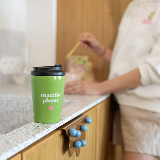 Set Regalo Calzini Matcha + Tazza Termica