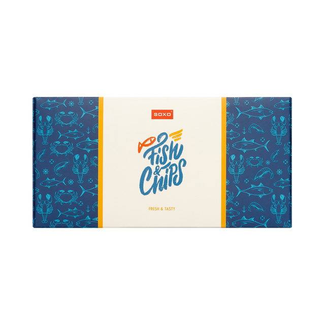 Calze da uomo Soxo fish and chips