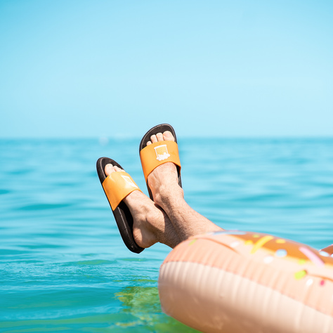 Infradito da spiaggia da donna per uomo SOXO Beer | Perfetto per una vacanza al mare e una piscina | Materiale in gomma