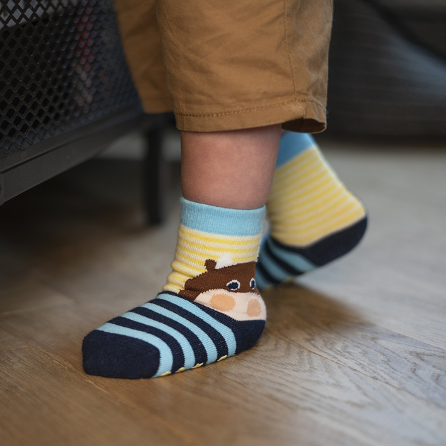 Set di 3 calzini colorati per bambini SOXO animali 