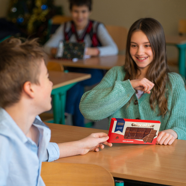 Calzini regalo da donna SOXO | barretta di cioccolato | Happy Gift