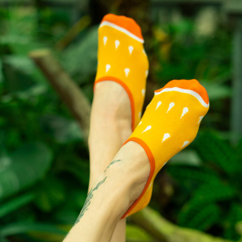 SOXO piedi di ballerina colorati da donna divertenti limoni