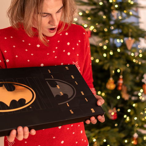 Calendario dell'avvento di Batman Set di 12 calze SOXO da uomo