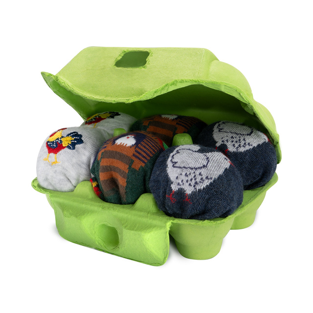 Calzini Colorati da Uomo SOXO Uova di Campagna - 3 paia