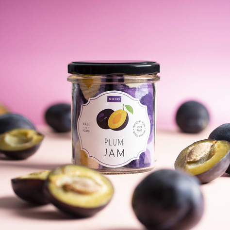 SOXO GOOD STUFF calzini da donna plum jam in barattolo