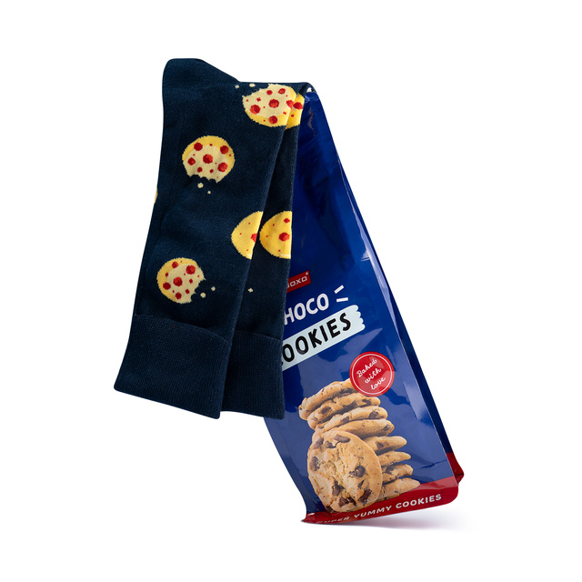 Set di 3x calzini da uomo SOXO in confezione da pasticceria