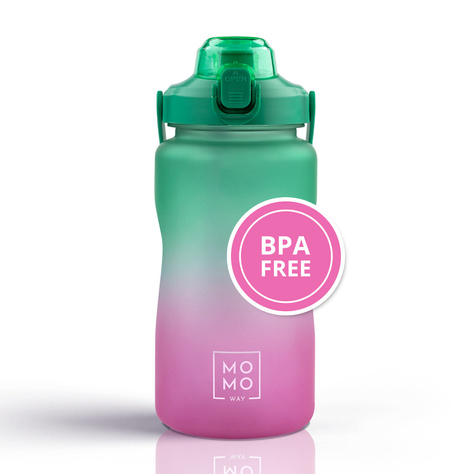 Borraccia 1,5L verde-rosa | BPA free 