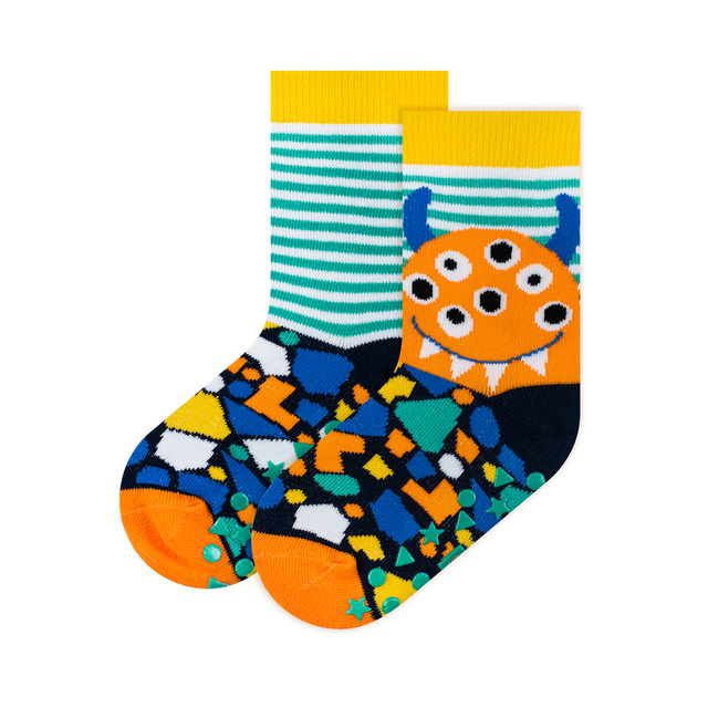 Set di 3 calzini colorati per bambini SOXO monsters