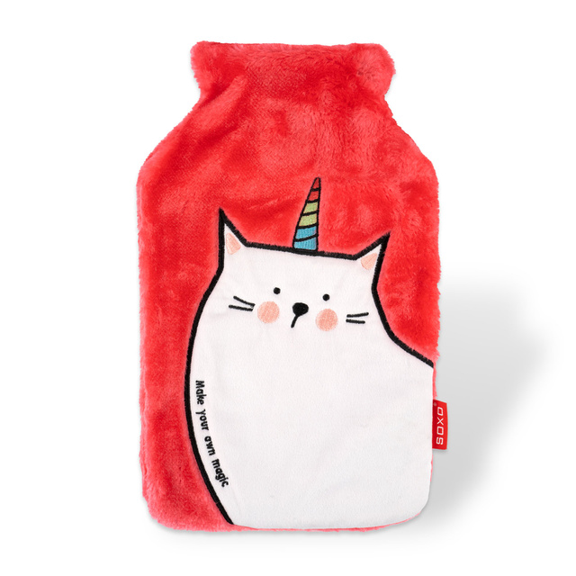 SOXO scaldabiberon rosa con un gatto unicorno
