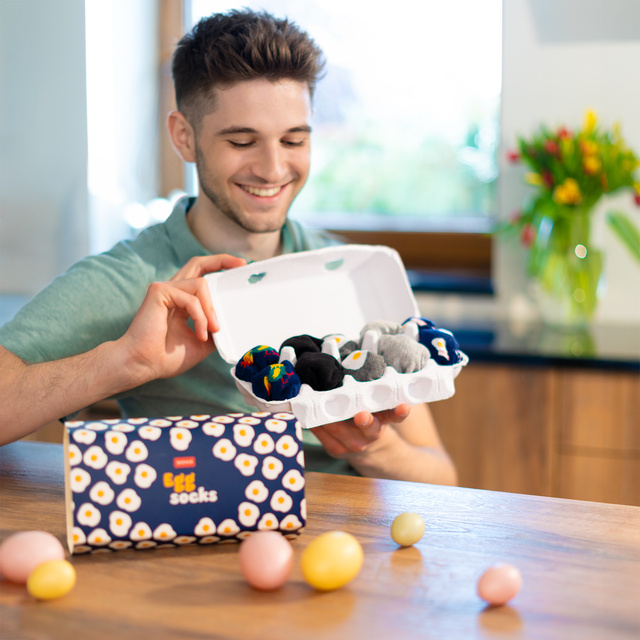 Piedi colorati in rilievo da uomo SOXO - 5 paia