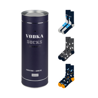 Set di 3 calzini da uomo colorati SOXO GOOD STUFF Vodka