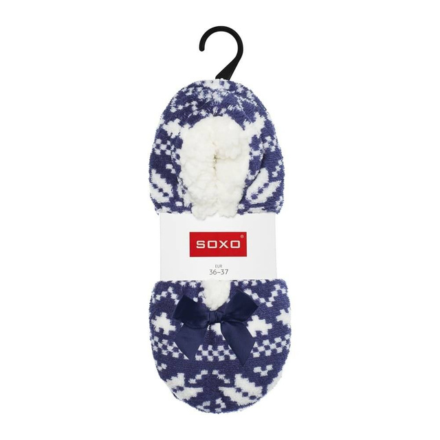 Ballerine natalizie da donna SOXO con fiocco