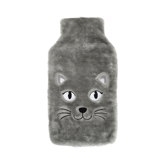 Borsa dell’acqua calda con copertura a forma di gatto 3,5 l