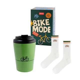 Set Regalo Calzini Bici + Tazza Termica