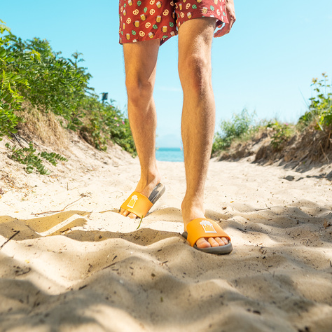 Infradito da spiaggia da donna per uomo SOXO Beer | Perfetto per una vacanza al mare e una piscina | Materiale in gomma