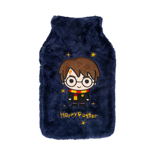 Borraccia dell'acqua calda di Harry Potter Originale, concessa in licenza da Warner Bros., scaldavivande con copertina in peluche