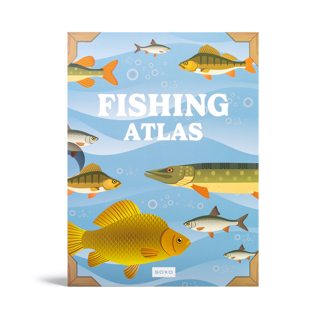 Calzini da Uomo Colorati SOXO Atlante della Pesca - 4 Paia
