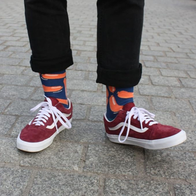 Calzini colorati da uomo SOXO GOOD STUFF salsicce in un barattolo di cotone