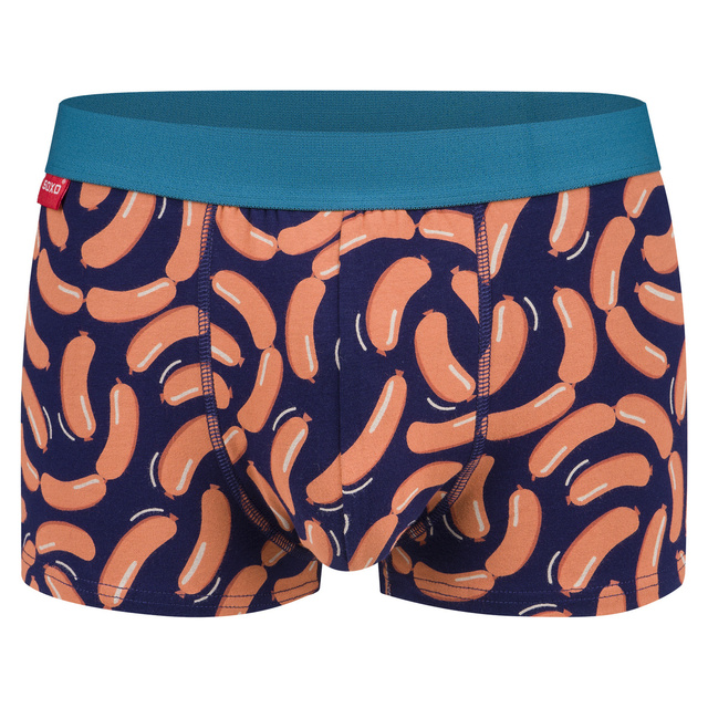 Boxer da uomo SOXO salsicce in scatola | Regalo divertente | giorno del ragazzo | Mutandine di cotone per Lui