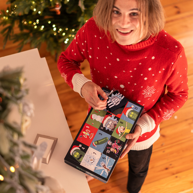 Calendario dell’Avvento con Calzini Rick and Morty 6-Pack