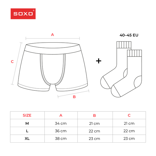 Set regalo uomo Soxo | 2x calzini di Natale | 2x boxer di Natale | regalo per Babbo Natale | per lui | Set divertente
