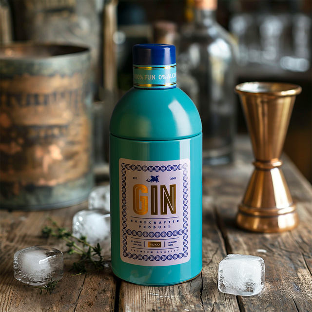 Calze colorate da uomo SOXO Gin in bottiglia