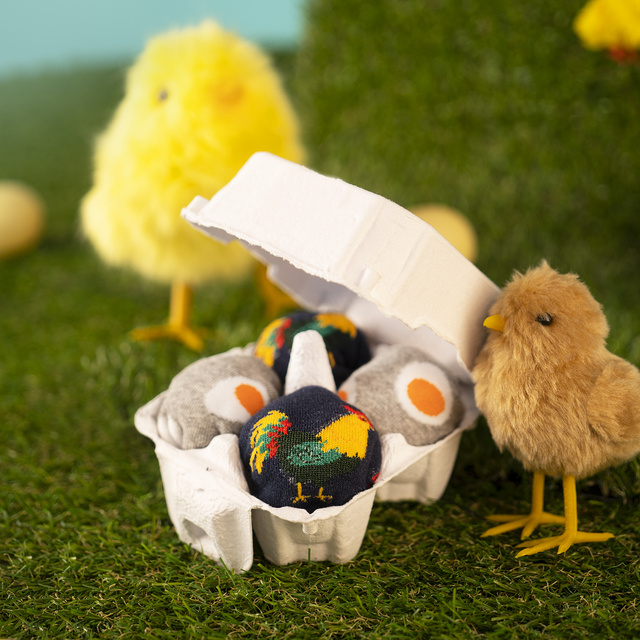 2x piedi colorati da uomo SOXO Pasqua per lui