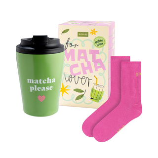 Set Regalo Calzini Matcha + Tazza Termica