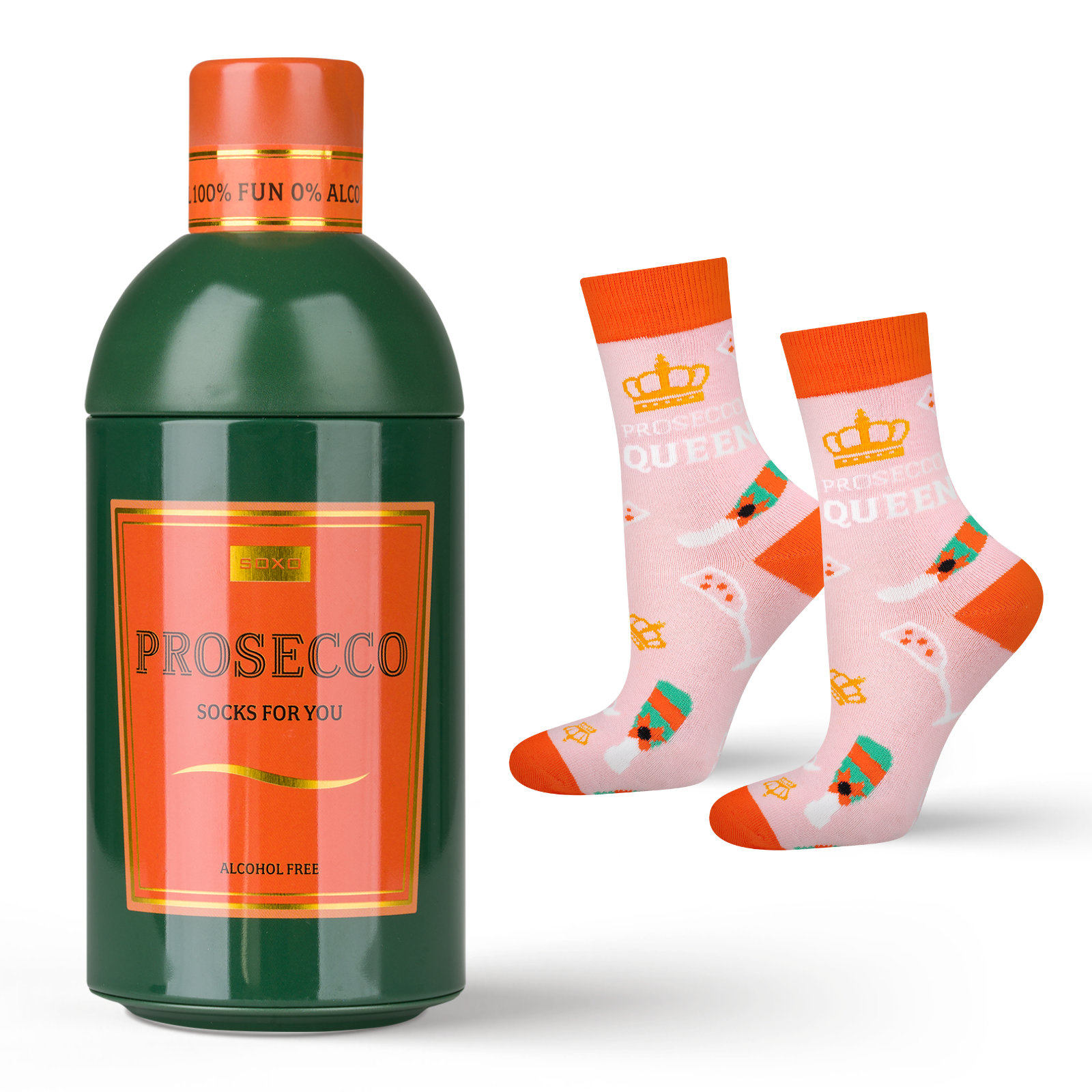 Spox Sox - Calze Colorate E Divertenti Con Fantasia Di Castori - Regalo Originale E Simpatico Per Uomo E Donna, Taglia 40-43, Cotone Di Qualità Certificato.