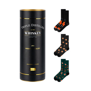Set di 3 calzini da uomo colorati SOXO GOOD STUFF Whisky