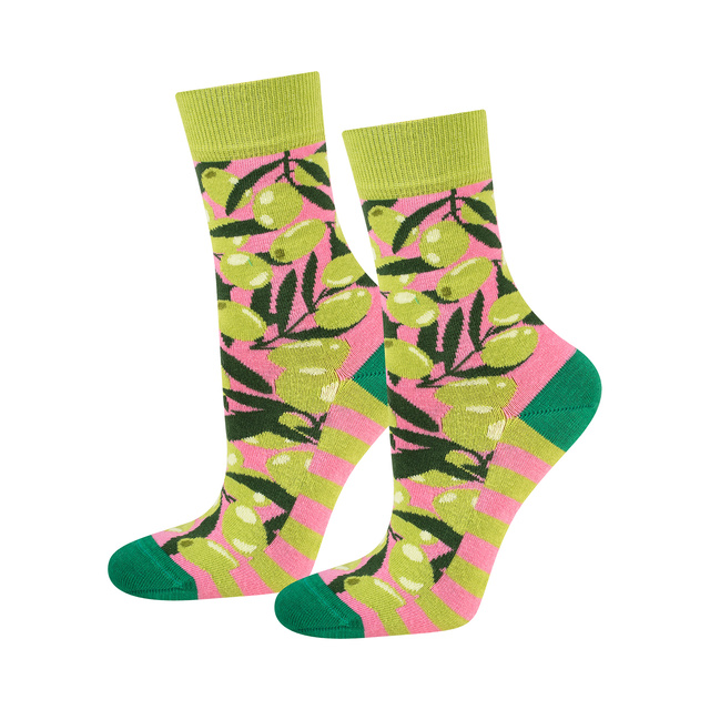 Divertenti calzini olive in scatola SOXO BUONO STUFF per un regalo
