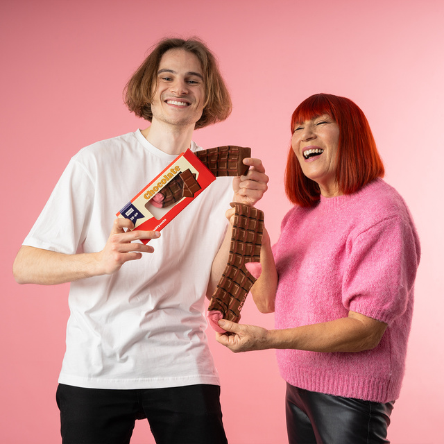 Calzini regalo da donna SOXO | barretta di cioccolato | Happy Gift