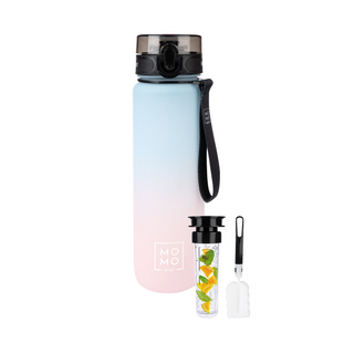 MOMO WAY Borraccia blu e rosa | ideale per i viaggi | BPA free | Tritan