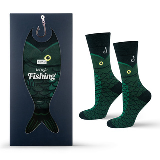 Calzini da uomo SOXO in confezione Let's go fishing