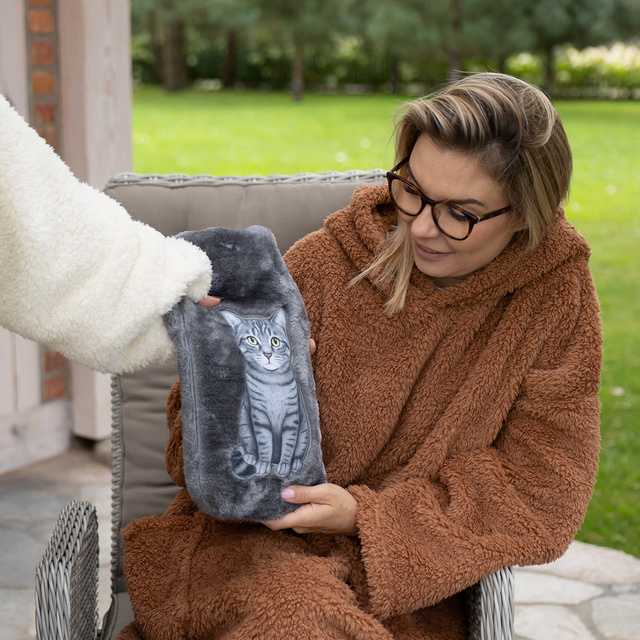 Copertura Per Termoforo Motivo Gatto
